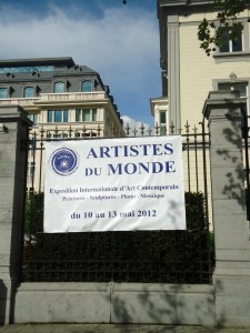 Marie-Jeanne UNGARO Expose - EXPOSITION INTERNATIONALE- ARTISTES du MONDE- CERCLE de LORRAINE - BRUXELLES - Mai 2012